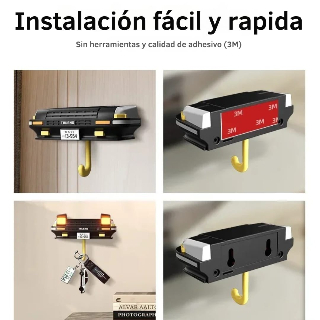 Llavero de pared AE86 Trueno con luces LED