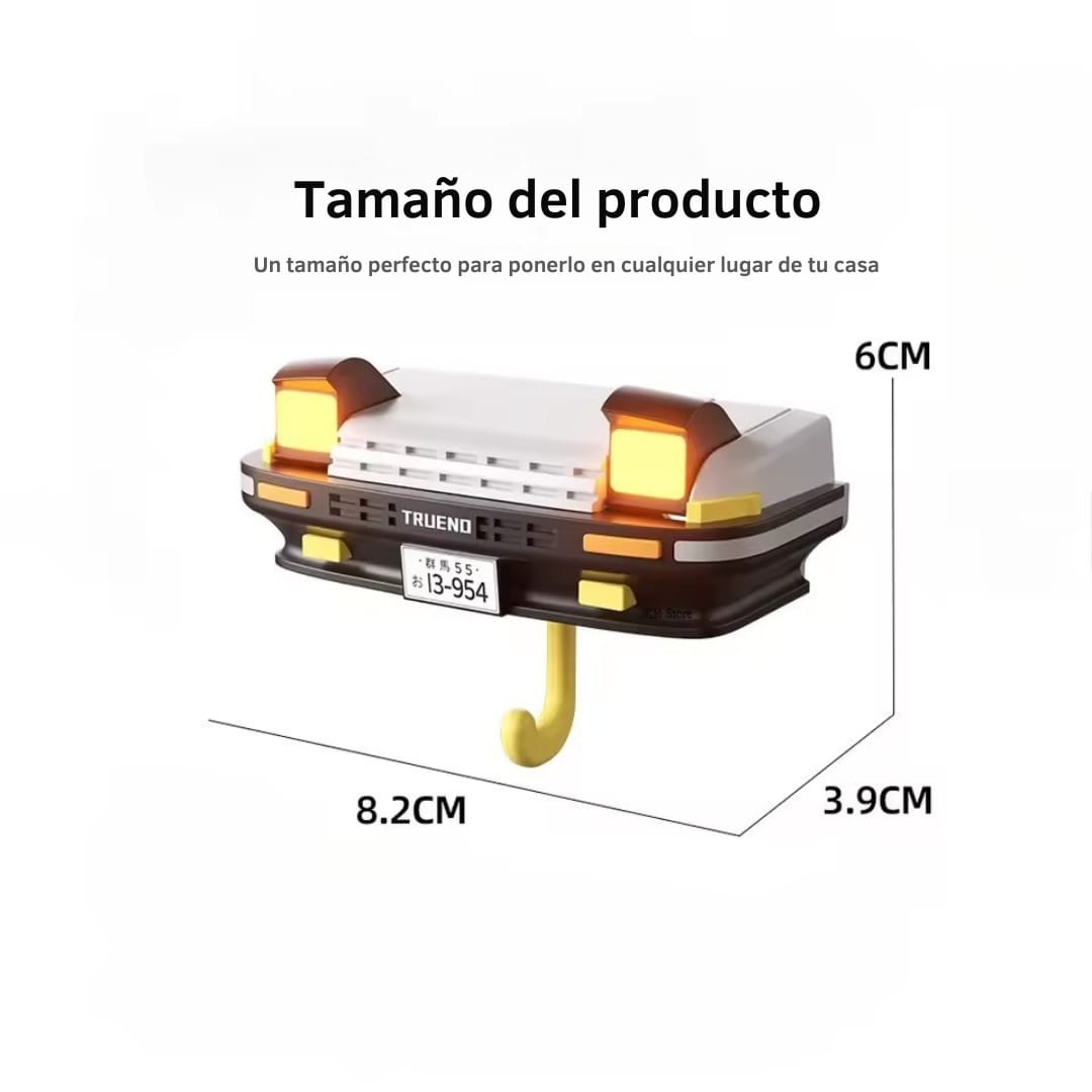 Llavero de pared AE86 Trueno con luces LED